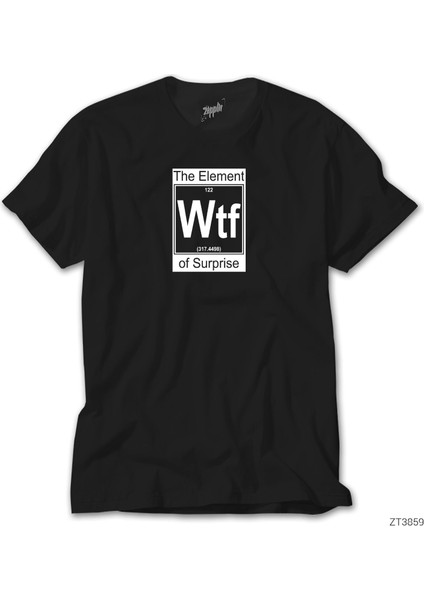 Wtf Element Siyah Tişört