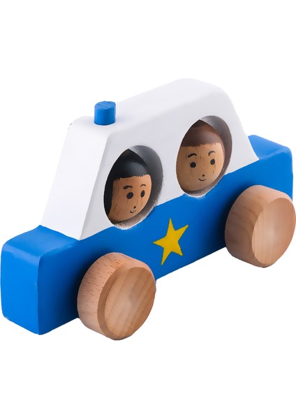 Ahşap Polis Aracı