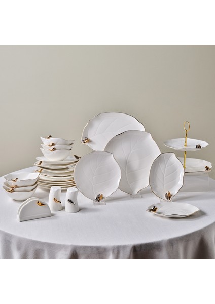 x Müge Anlı Kuşlu 25 Parça 6 Kişilik Yemek Takımı