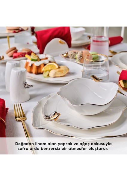 x Müge Anlı Kuşlu 25 Parça 6 Kişilik Yemek Takımı indirimleri