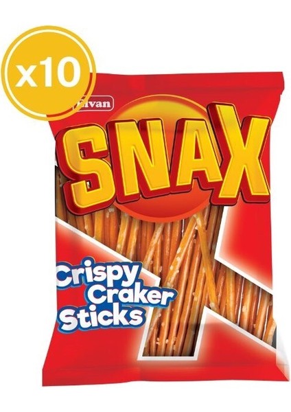 Snax Çubuk Kraker 150 gr. 10 Adet (1 Kutu)