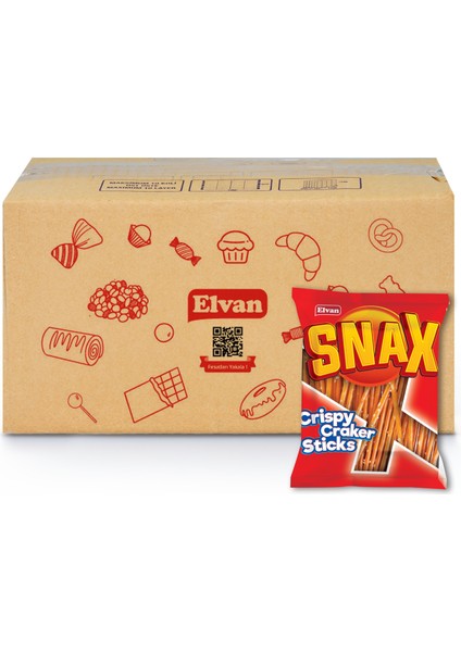 Snax Çubuk Kraker 150 gr. 10 Adet (1 Kutu)