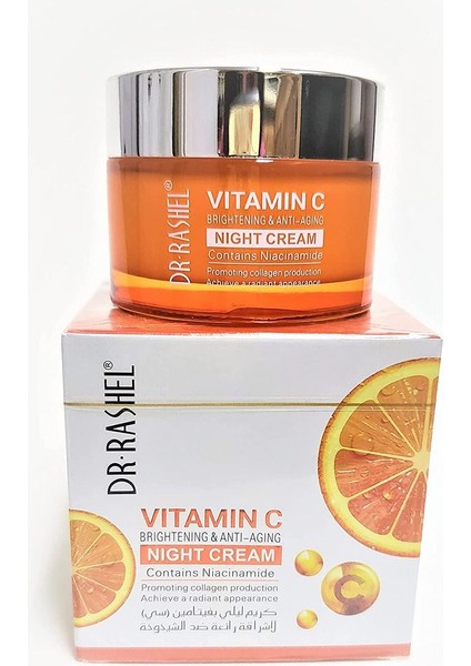 C Vitamini Aydınlatıcı Gece Kremi 50 gr(Brightening&Anti-aging)