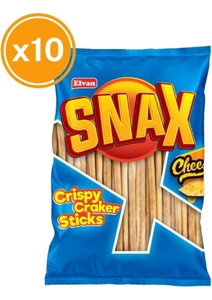 Snax Çubuk Kraker Peynirli 150 gr. 10 Adet (1 Kutu)