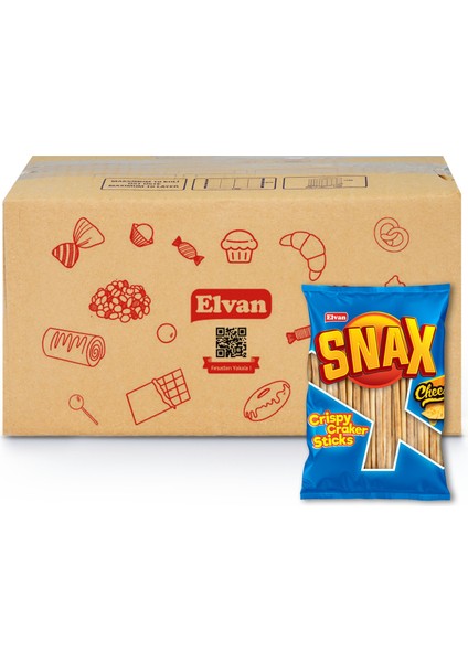 Snax Çubuk Kraker Peynirli 150 gr. 10 Adet (1 Kutu)