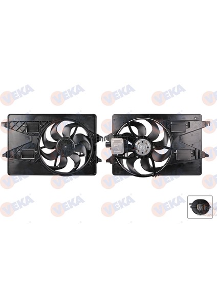 Ford Mondeo 3 - Iıı 2.0 Tdcı Fan Motoru Davlumbazlı 2000-2007 Arası GP.25-1909 Sot