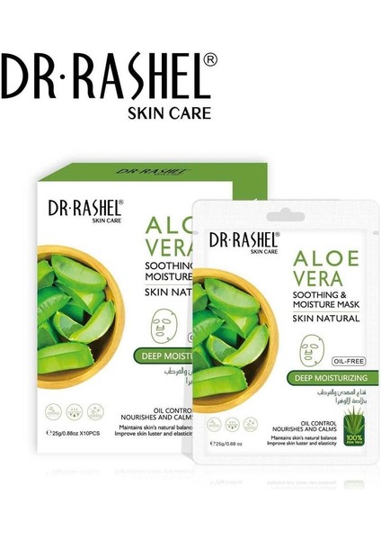 Dr.rashel Aloe Vera Yatıştırıcı ve Nemlendirici Yüz Maskesi