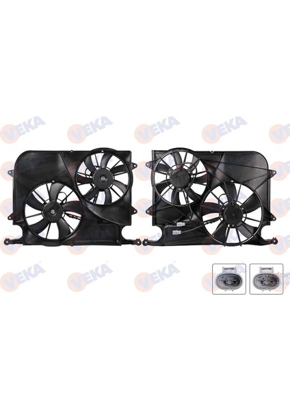 Chevrolet Captiva (C100) 2.0 D Fan Motoru Davlumbazlı 2006-2012 Arası 96829535 Sot