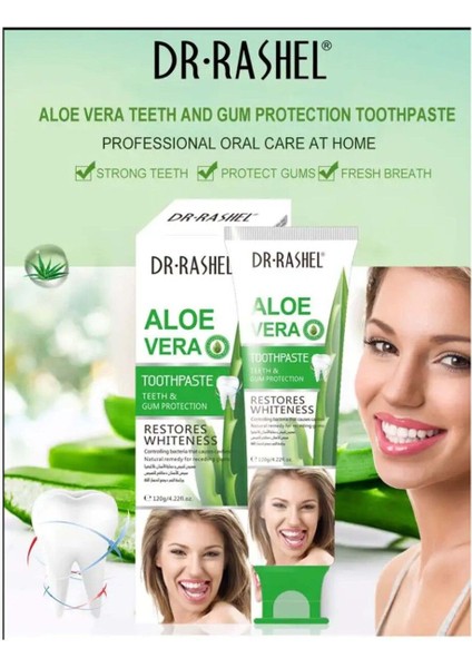 Aloe Vera Diş ve Diş Eti Koruyucu Diş Macunu 120gr (1 Adet)