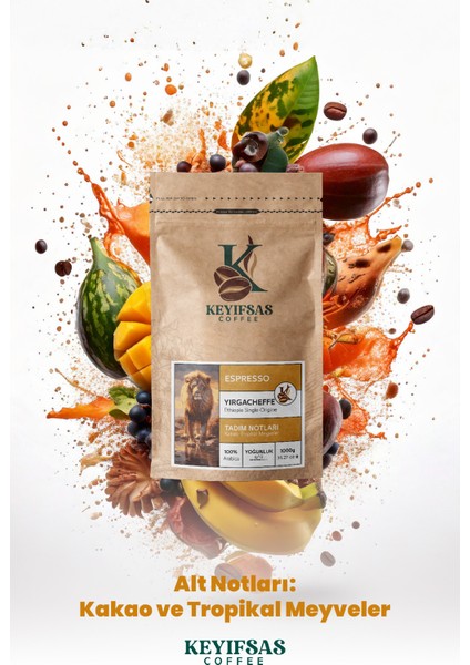 Espresso Etiyopya Yirgacheffe Kahvesi 1 Kg