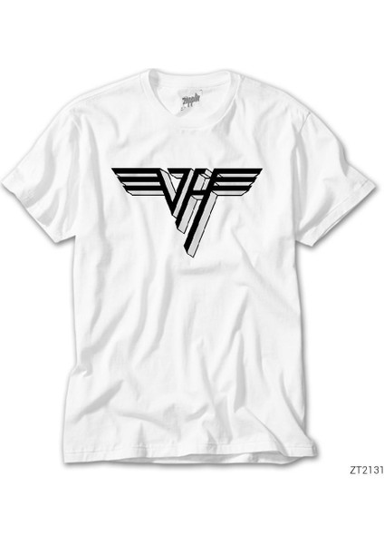 Van Halen 3D Logo Beyaz Tişört