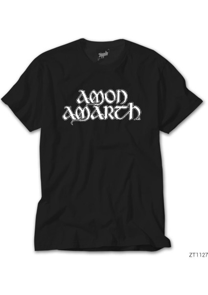 Amon Amath Classic Siyah Tişört