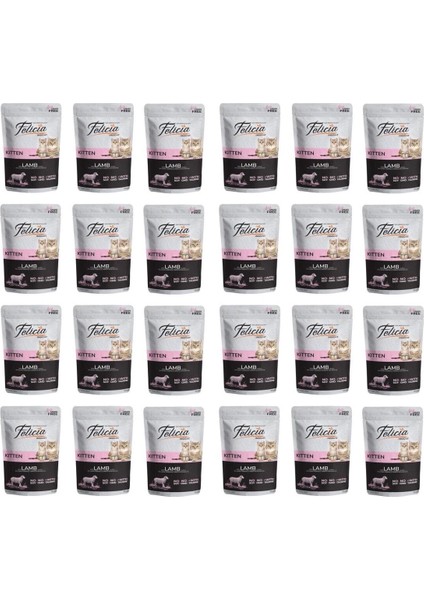 Tahılısız Yavru Kuzu Etli Yaş Mama 85 gr 24 Adet