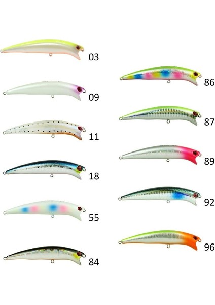 Caplure Seabass Minnow 90MM Floating 12GR Maket Balık Renk:92