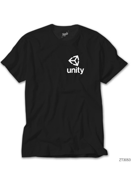 Unity Logo Siyah Tişört