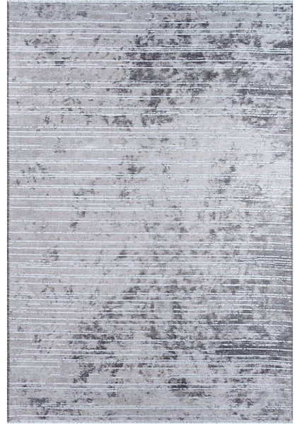 Azur UZ03B Gri Pamuk Akrilik Yumuşak Dokulu Modern Kilim Halı