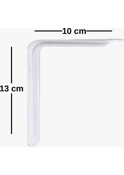 2 Adet Raf Altı Ayağı L Konsol Tüm Boyutlar; Raf Altı Kol 10X13