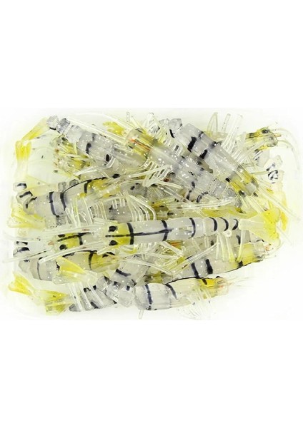 Bezli Silikon Karides 7.5 cm 5li Paket Renk:06