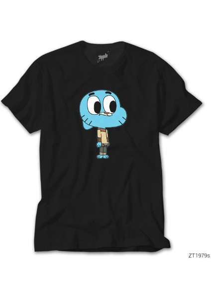 Gumball Siyah Tişört