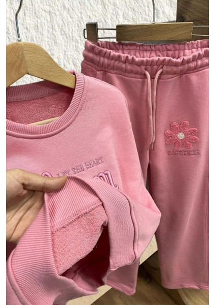 Blom Nakış Detaylı Kız Çocuk takım - Gül Kurusu fırsatları