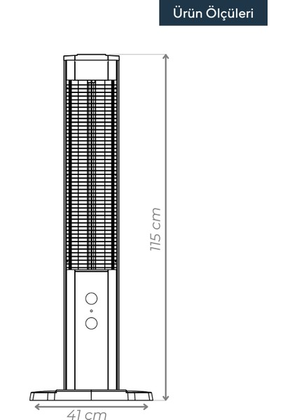 Dual Orbit Kule Isıtıcı MH-2300