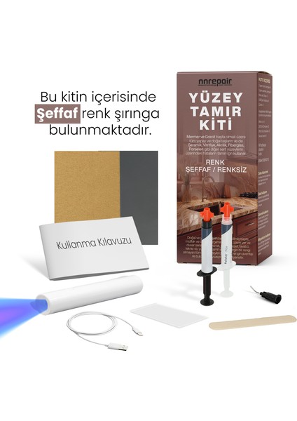Seramik, Akrilik, Mermer, Granit ve Porselen Tamir Kiti – Pratik ve Kalıcı Çözümler fiyatları