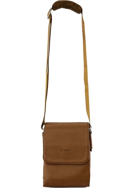 Guard Hakiki Deri Erkek Çanta Taba 1711