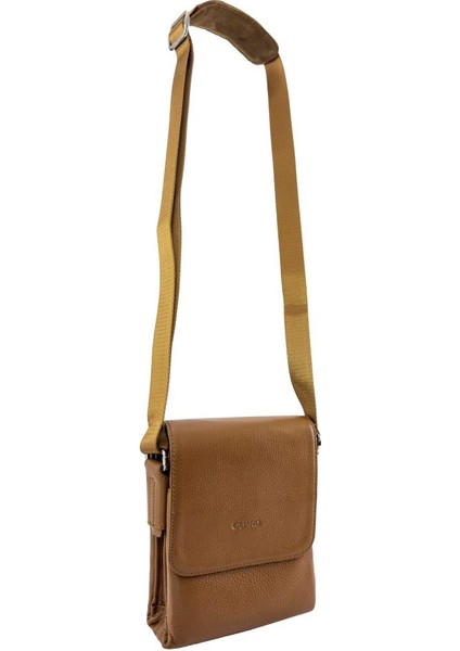 Guard Hakiki Deri Erkek Çanta Taba 1711