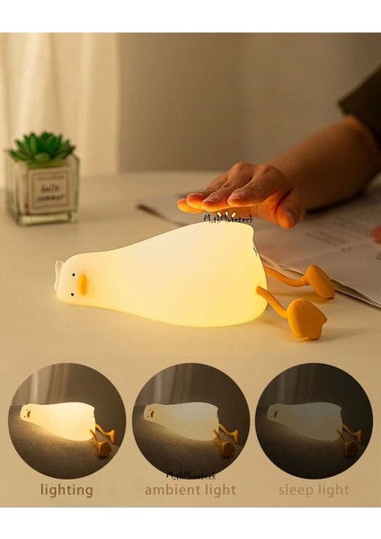 Çocuk Bebek Odası Gece Lambası LED Rgb Işıklı Sevimli Figürlü Renk Değiştiren Dokunmatik Silikon Pet fiyatları