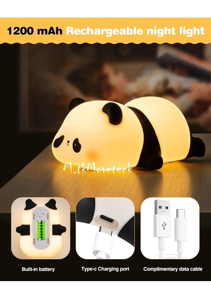 Çocuk Bebek Odası Gece Lambası LED Rgb Işıklı Sevimli Figürlü Renk Değiştiren Dokunmatik Silikon Pet fırsatları