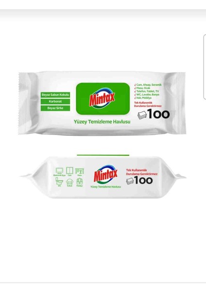 Yüzey Temizlik Havlusu 100'lü