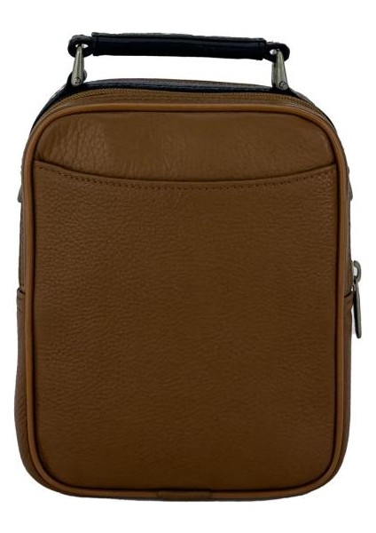 Guard Hakiki Deri Erkek Çanta Taba-Siyah 1716