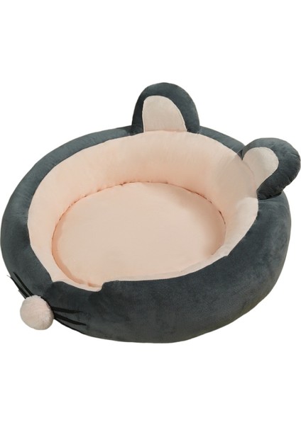 Kış Kedi Yuvası Köpek Yuvası Sıcak Açık Mickey Mouse Yuvarlak Yuvası Kalınlaştırılmış Dört Mevsim Evrensel Evcil Hayvan Yuvası Evcil Hayvan (Yurt Dışından)