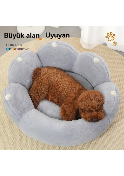 Kedi Yuvası Köpek Yuvası Evcil Hayvan Kış Açık Beş Parmaklı Kedi Pençe Yuvası Kalınlaştırılmış Dört Mevsim Evrensel Yuvası Sıcak Evcil Hayvan (Yurt Dışından)
