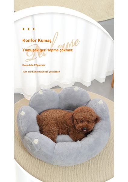 Kedi Yuvası Köpek Yuvası Evcil Hayvan Kış Açık Beş Parmaklı Kedi Pençe Yuvası Kalınlaştırılmış Dört Mevsim Evrensel Yuvası Sıcak Evcil Hayvan (Yurt Dışından)
