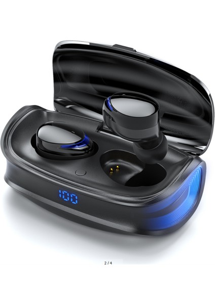 TWS-T8MAX Bluetooth Kulaklık Üst Düzey Ses Kalitesi Kablosuz Rekabetçi Oyun Binaural Kulak Içi Özel Model (Yurt Dışından)