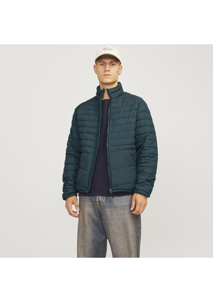 Jack & Jones Erkek Katlanabilir Rüzgara Dayanıklı Puffer Mont - State