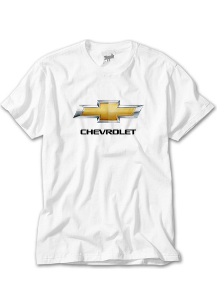 Chevrolet Logo Beyaz Tişört