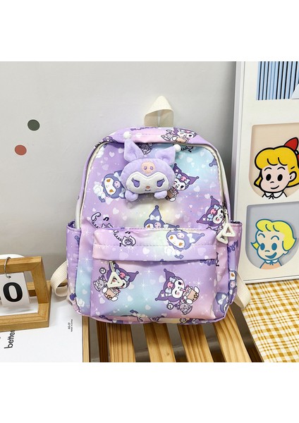 Çocuk Okul Çantaları Anaokulu Karikatür Çift Sırt Çantası Çocuk İlkokul Öğrencileri Birinci ve Ikinci Sınıf Sırt Çantaları (Yurt Dışından)