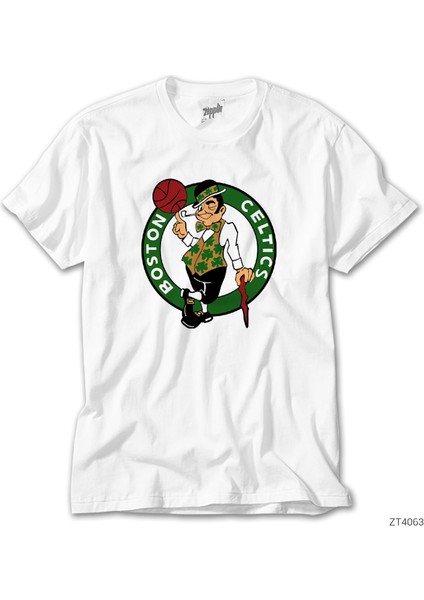 Boston Celtic Beyaz Beyaz Tişört