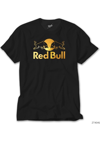 Redbull Gold Siyah Tişört