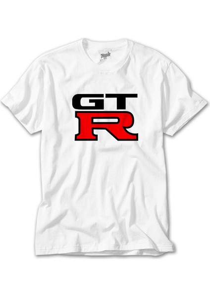 Nissan Gtr Logo Beyaz Tişört