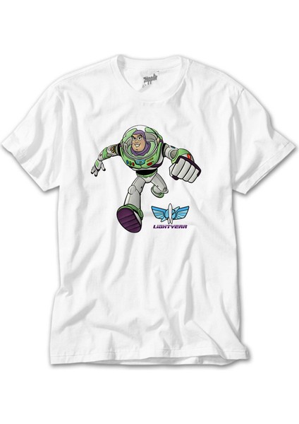 Buzz Lightyear Running Beyaz Tişört