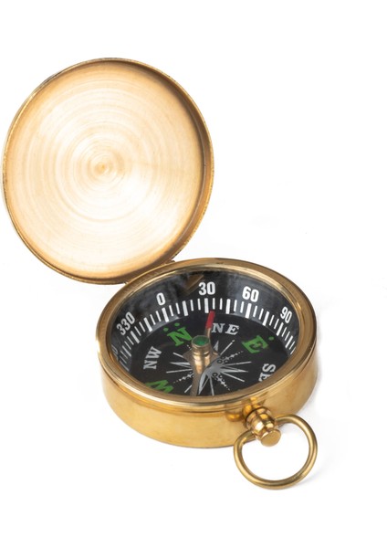 Kişiye ve İsme Özel Mesaj Yazılabilir Pirinç Pusula - Karabina Hediyeli modelleri