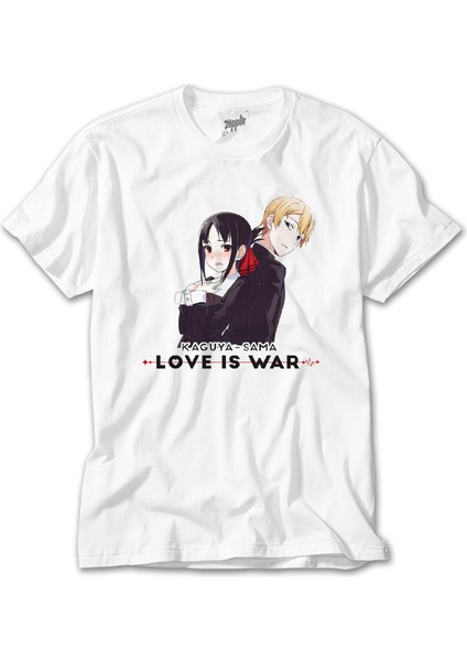 Kaguya Sama Love Is War Beyaz Tişört
