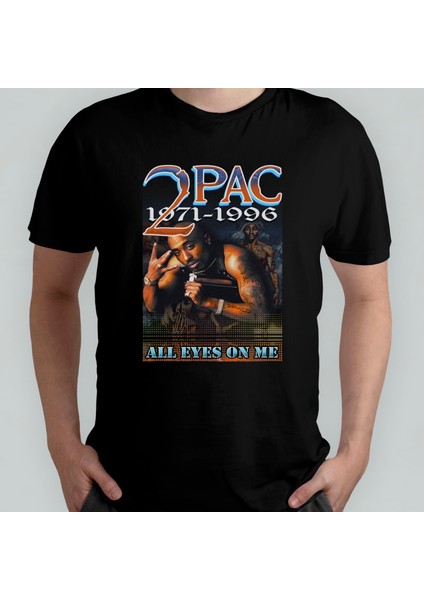 Tupac 2pac Pamuklu Bisiklet Yaka T-Shirt Model 4