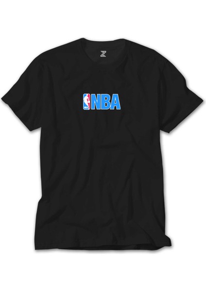 Nba Logo Siyah Tişört