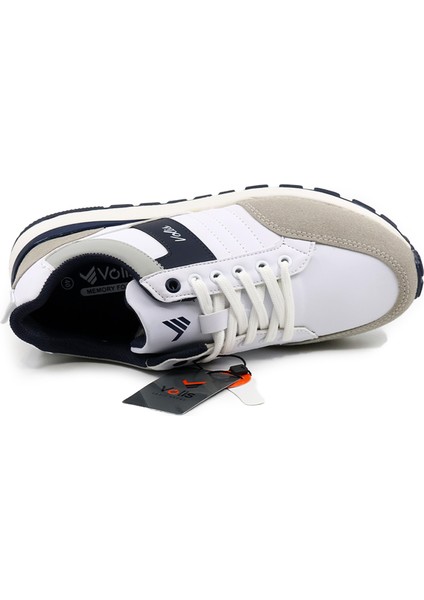 Erkek Beyaz Sneaker & Spor Ayakkabı, Günlük Kullanım, Hafızalı Iç Taban Volis 23550 fırsatları