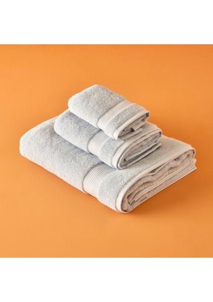 Pamuk Premium Dorita Yüz Havlusu Açık Mavi (50 x 90 cm )