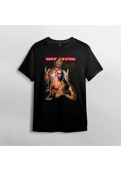 Tupac 2pac Pamuklu Bisiklet Yaka T-Shirt Model 3
